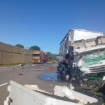 acidente norte sul aveiro a1 mealhada camioes - 1