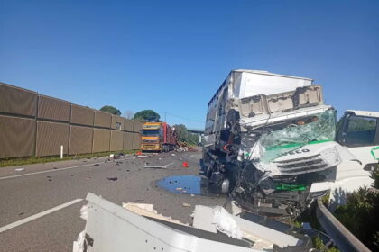 acidente norte sul aveiro a1 mealhada camioes - 1