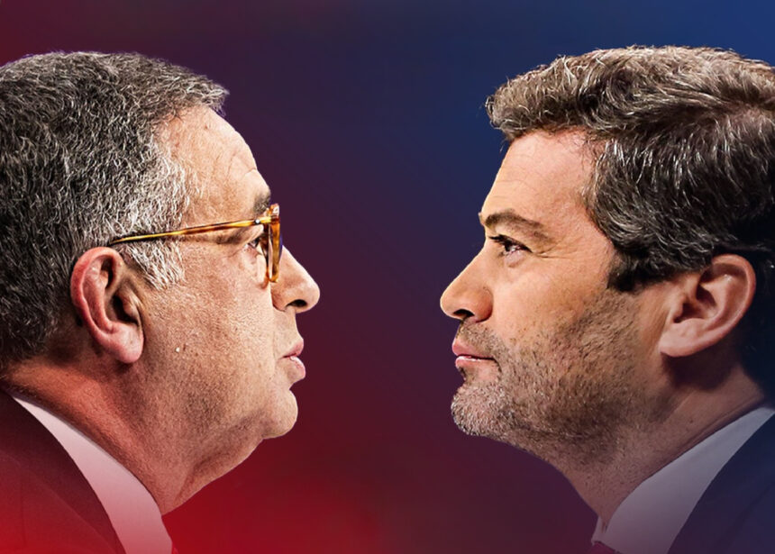 Presidenciais: Seguro quer "unir o país", Ventura fala em "elites contra o povo" andre ventura chega jose seguro PS 2 - 1