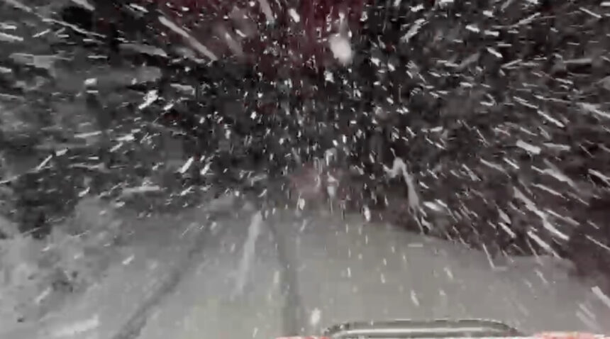 Arcos de Valdevez: Vídeo captado esta noite pelos bombeiros mostra intensidade da neve neve arcos de valdevez noite bombeiros