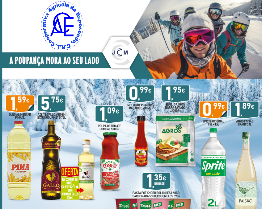 Ano Novo no supermercado da Cooperativa de Esposende. Veja aqui os preços capa cooperativa esposende - 1