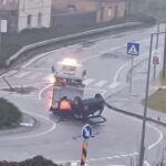 capotamento na Areosa viana