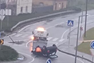 capotamento na Areosa viana