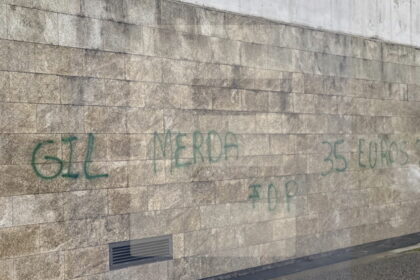 Gil Vicente Estádio Cidade de Barcelos vandalismo pichagem sporting