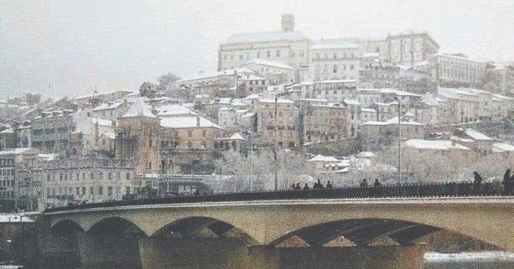 Neve em Portugal nos dias 23 e 24 de janeiro. Eis onde e com que intensidade neve coimbra