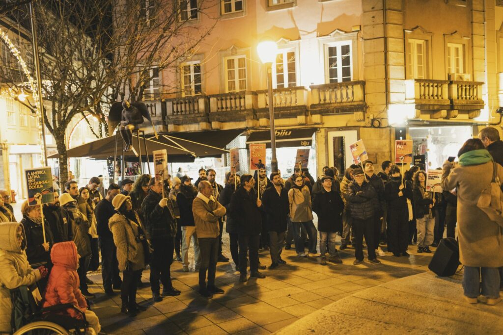 Braga: Protesto contra ação dos EUA na Venezuela na capital do Minho venezuela braga