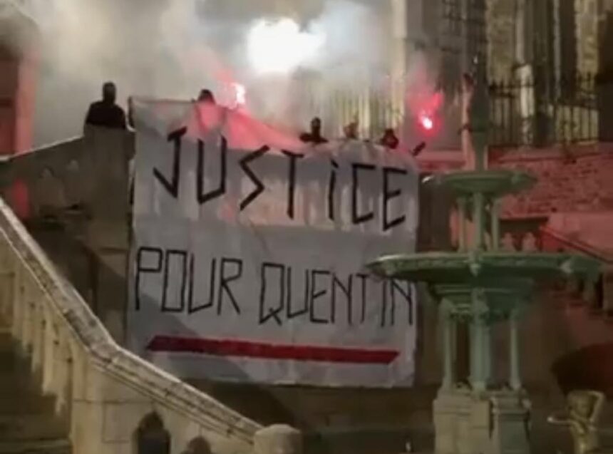 justice quentin franca protestos