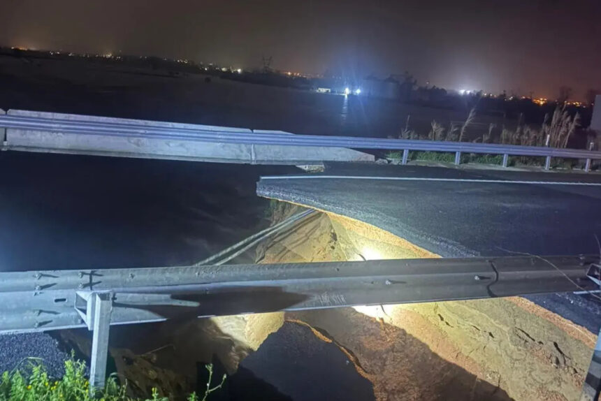 A1 cede em coimbra depois de dique rebentar - 2