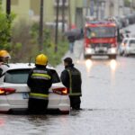 Inundacao braga cheias rio este portugal nils tempestade