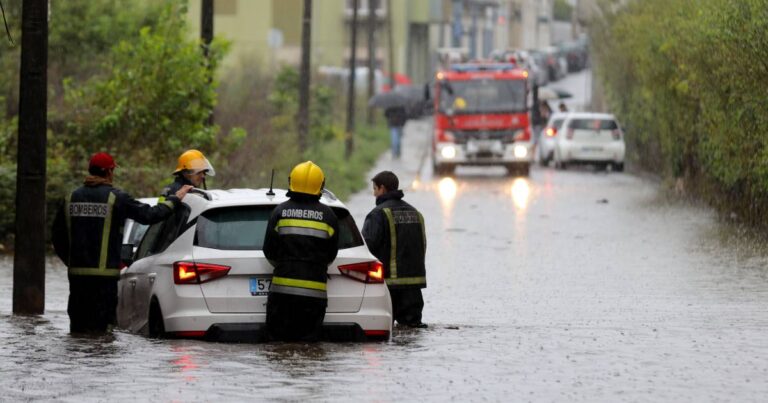 Inundacao braga cheias rio este portugal nils tempestade