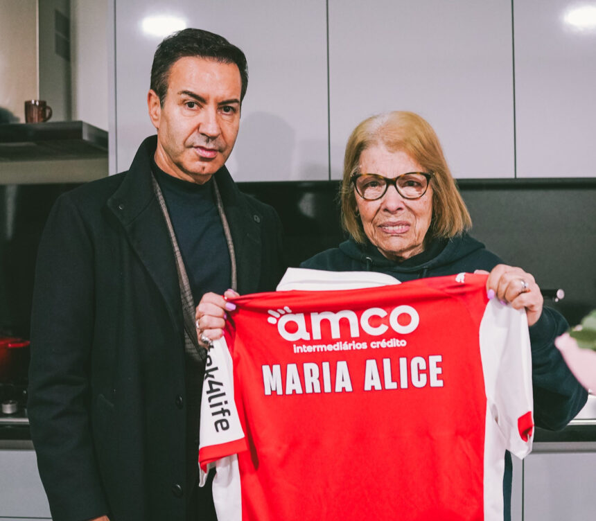 Futebol: (vídeo) Sócia de 86 anos do SC Braga atirada ao chão pela PSP. António Salvador fez visita à adepta ferida Maria Alice 86 anos agredida PSP SC Braga - 1