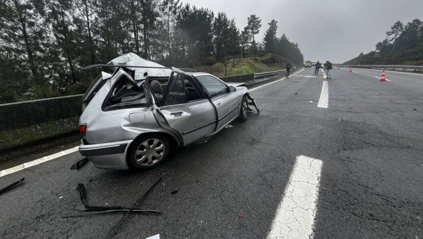 Vila Real Colisão entre automóvel e autocarro faz um morto e um ferido grave