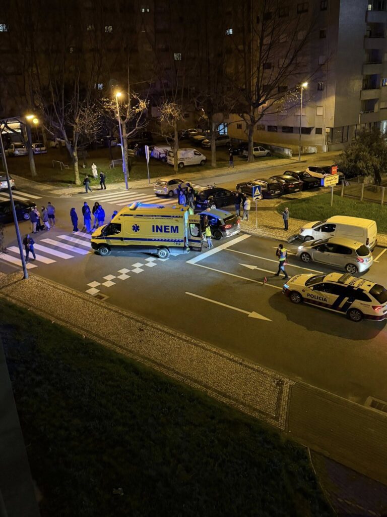 Braga: Mulher atropelada numa passadeira junto ao Braga Parque atropelamento pessadeira braga 2