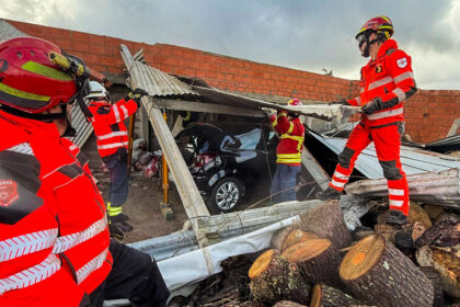 Valença: Bombeiros Voluntários apoiam populações de Leiria fustigadas pela tempestade Kristin