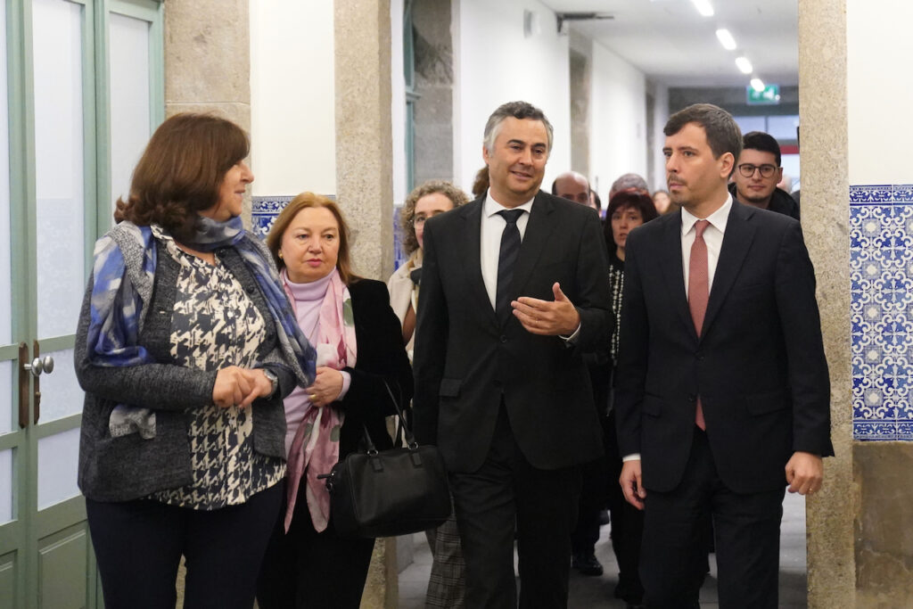 Inauguração CTE escolas Sá de Miranda e Alberto Sampaio, pelo ministro Fernando Alexandre Braga