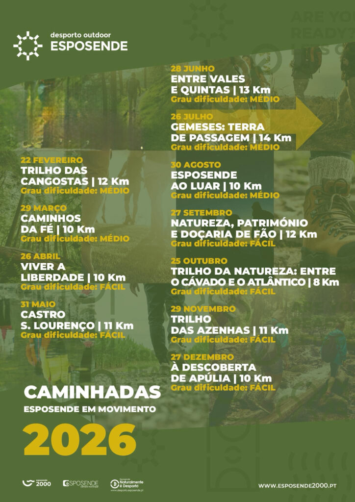 caminhadas esposende
