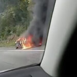 carro arde viana