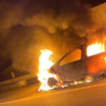 Carro arde gaia porto chamas incendio A20