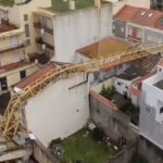 grua figueira da foz cai desalojados