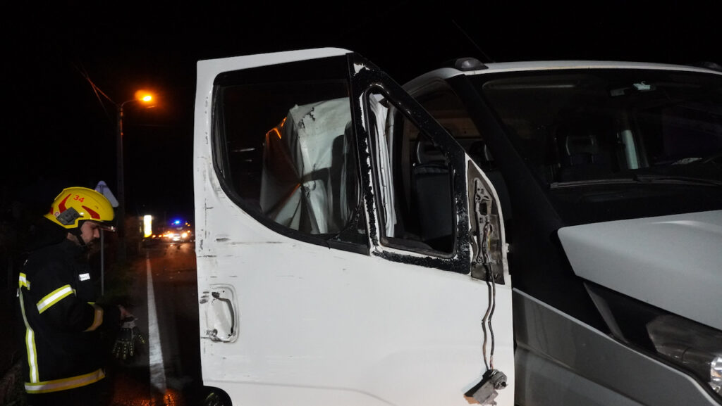 acidente EN13 belinho carrinha trabalhadores esposende 1 - 1