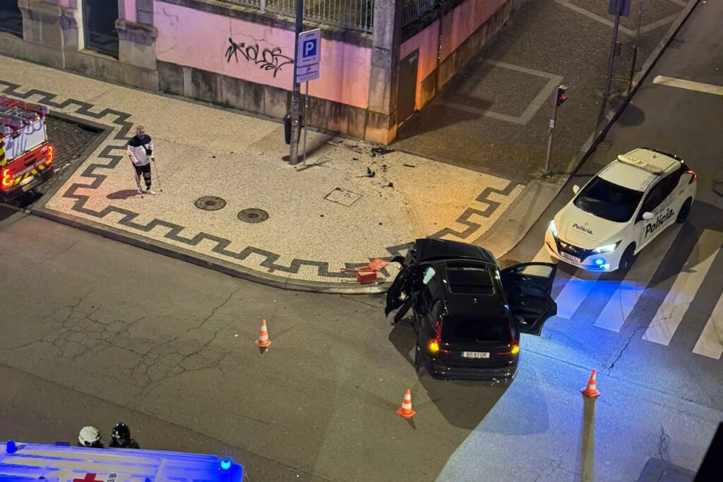 Acidente porto ocorrencias ferido PSP CVP 2
