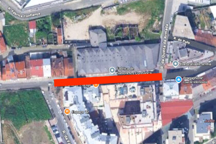 Braga Desmontagem de grua corta trânsito na Rua Nova de Santa Cruz este sábado