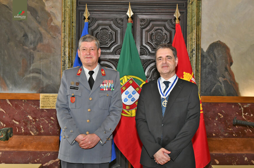 Braga Exército condecora Ricardo Rio com Medalha de D. Afonso Henriques