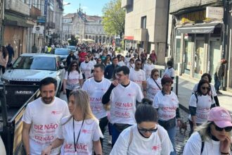 Braga São Vicente caminhou por quem não pode gritar! 300 pessoas unidas por uma causa nobre.