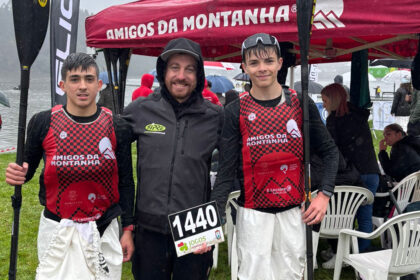 Canoagem Atletas dos Amigos da Montanha com presença histórica no Campeonato Nacional em Melres