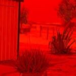 fenomeno em autarlia ceu vermelho tempestade