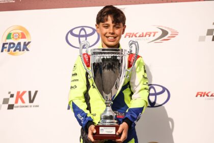 Karting Jovem piloto de Vizela conquista 2.º lugar no arranque do Nacional de Karting!