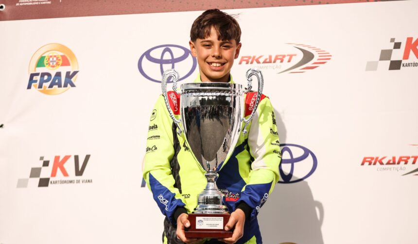 Karting Jovem piloto de Vizela conquista 2.º lugar no arranque do Nacional de Karting!