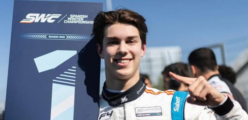 Noah Monteiro faz história ao sagrar-se campeão da F4 Winter Series em Espanha