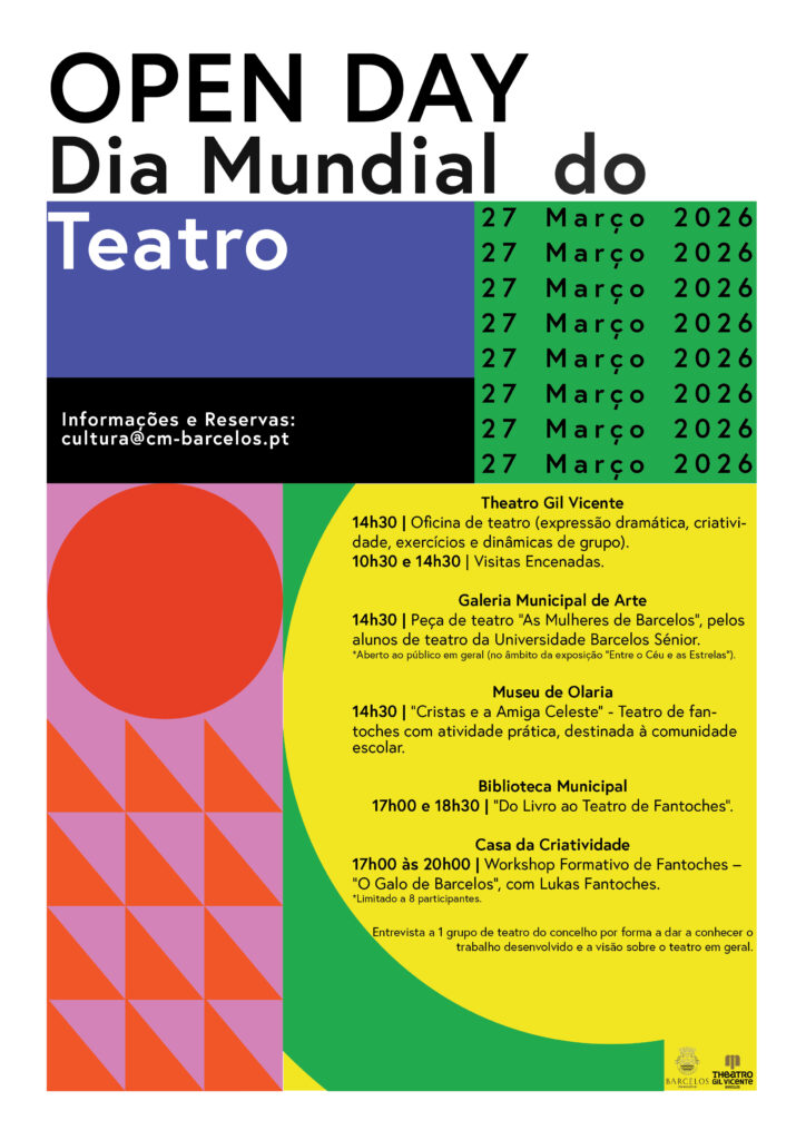 Open Day Dia Mundial do Teatro