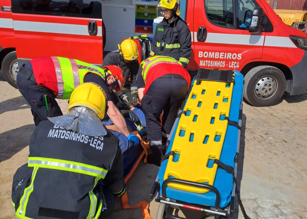 matosinhos simulacro apdl bombeiros