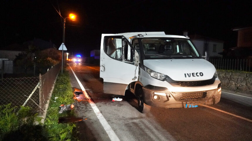 acidente EN13 belinho carrinha trabalhadores esposende 1 - 1