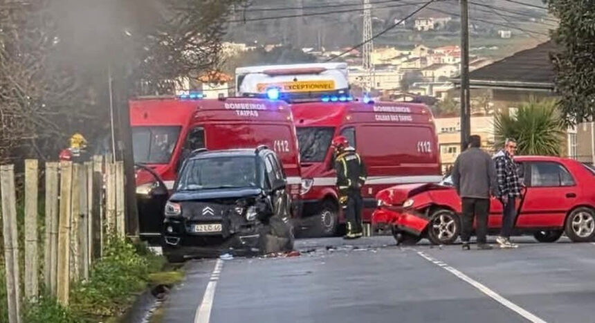 acidente guimaraes ponte ocorrencias minho bombeiros portugal - 1