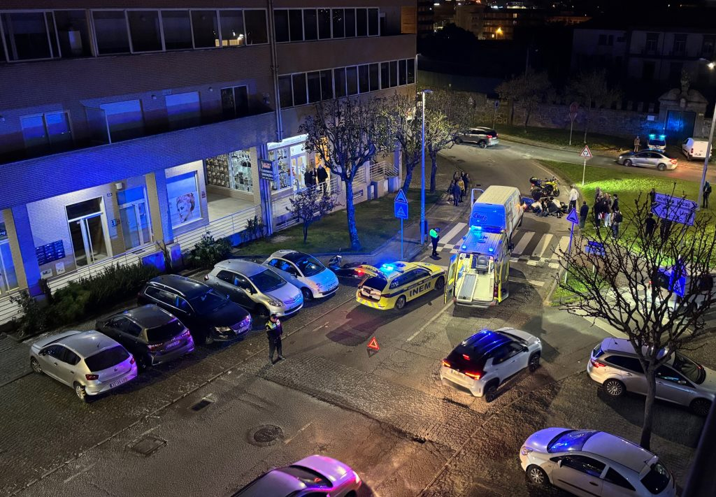 atropelamento em Braga roby - 2