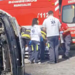 mangualde acidente ocorrencias E24 zona industrial bombeiros