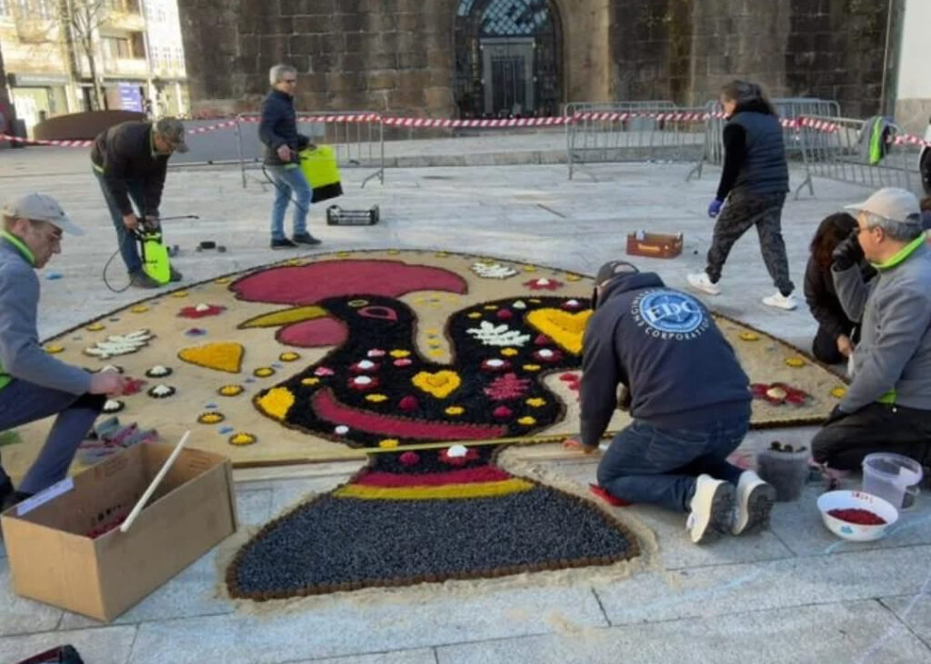 tapetes floridos barcelos turismo portugal minho cruzes festa romaria 2
