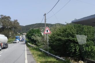 Barcelos Cabo de média tensão rebenta e corta trânsito nos Feitos