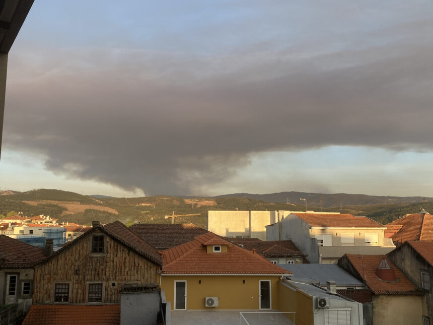 (vídeo) Aveiro: Incêndio em Vale de Cambra mobiliza mais de 100 operacionais e meios aéreos Incendio vale de cambra aveiro - 3