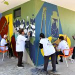 Valena Verdoejo inaugura mural comunitário no 25 de Abril