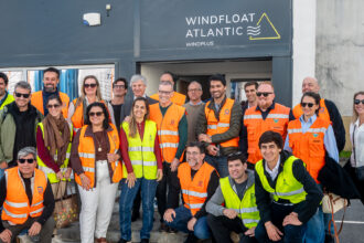 Viana Comitiva brasileira visita Windfloat Atlantic para conhecer tecnologia eólica líder mundial