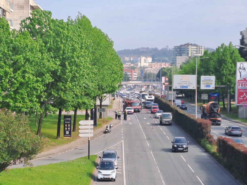 acidente braga circular