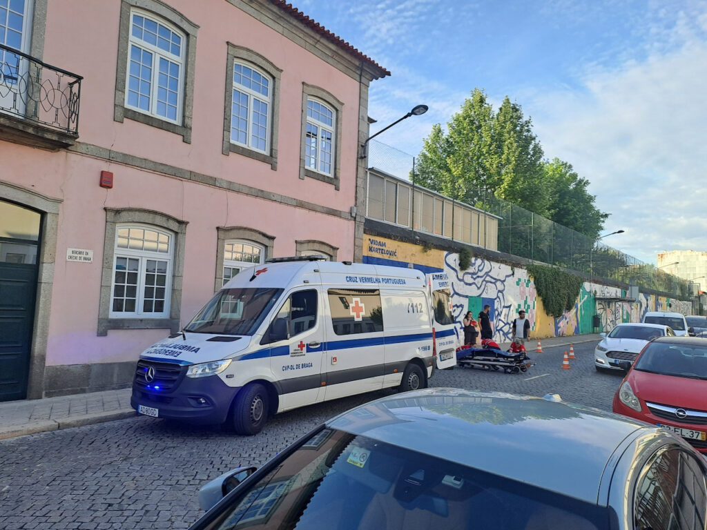 rua raio acidente braga mota queda despiste psp cvp - 1