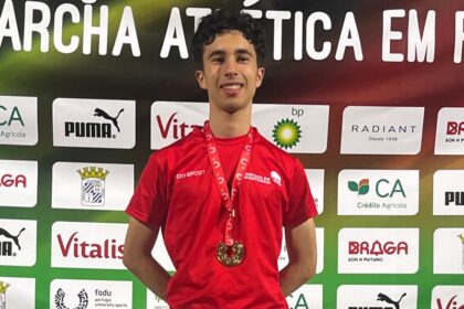 Atletismo Tomás Linhares em duplo destaque nacional brilha na marcha atlética em Braga