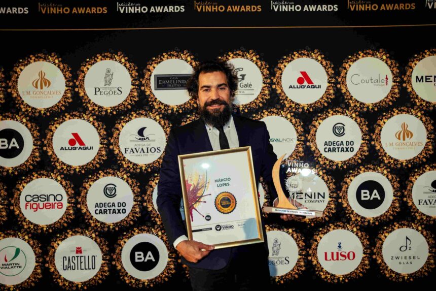 Marcio Lopes premiado na Gala Paixao Pelo Vinho 2026