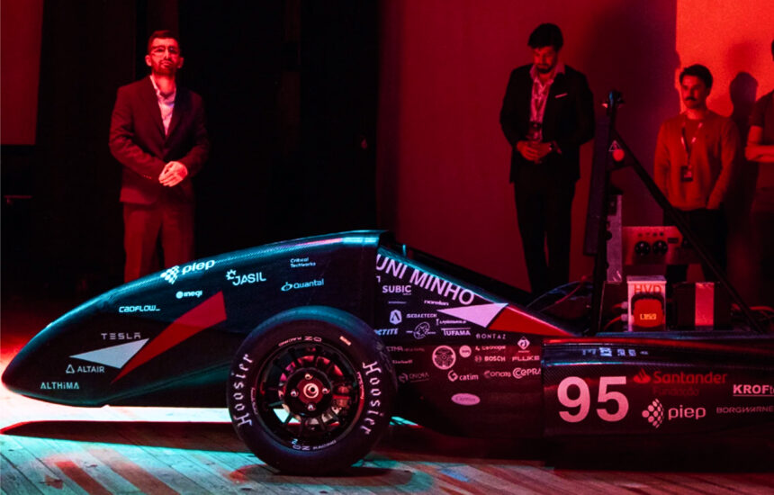 UMinho Formula Student UMinho revela o seu primeiro monolugar elétrico de 270 kg