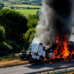 camião arde a4 porto - 1